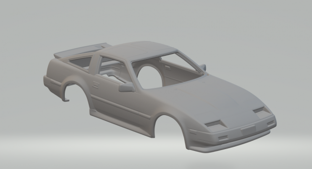 Nissan 300ZX Mk1 1984 Modelo de Impressão 3D .c4d .max .obj .3ds .fbx .stl .blend 