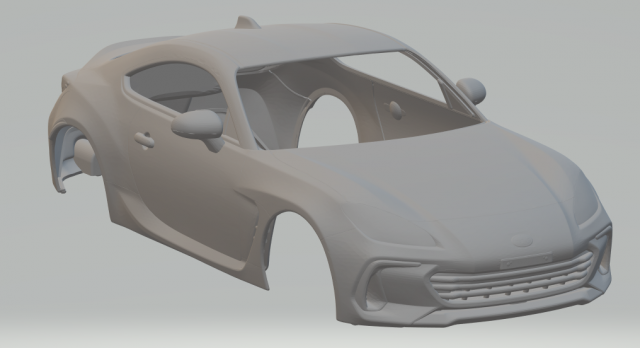 Subaru brz 3D 打印模型 .c4d .max .obj .3ds .fbx .stl .blend