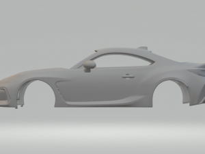 Subaru brz 3D 打印模型