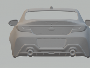 Subaru brz 3D 打印模型