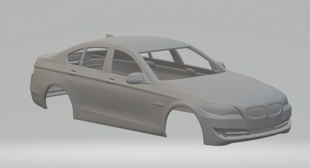 Series 5 sedan 2011 3D Print Model .c4d .max .obj .3ds .fbx .stl .blend 