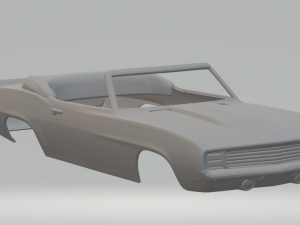 Chevrolet camaro 69 convertible 3D Принт Модель