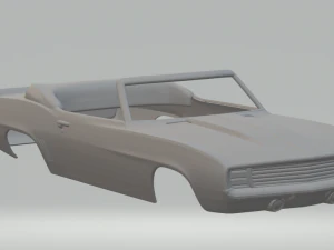 Chevrolet Camaro 69 kabriolet Model do druku 3D