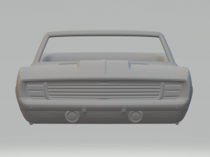 Chevrolet camaro 69 convertible Modelo de Impressão 3D