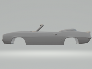 Chevrolet camaro 69 convertible Modelo de Impressão 3D