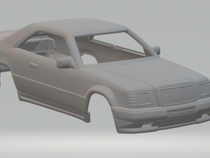 1987 Mercedes-Benz AMG Hammer Coupe Modelo de impresión 3D