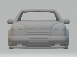 1987 Mercedes-Benz AMG Hammer Coupe Model do druku 3D