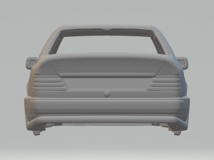 1987 Mercedes-Benz AMG Hammer Coupe Model do druku 3D