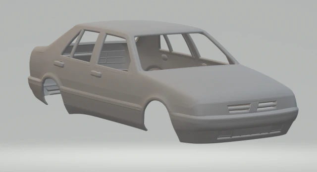 Fiat croma 3D Print Model .c4d .max .obj .3ds .fbx .stl .blend