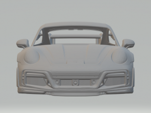 Porsche 911 techart 3Dプリントモデル