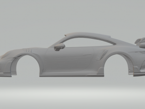 Porsche 911 techart 3Dプリントモデル
