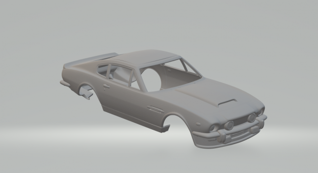 Aston martin vantage 3D Принт Модель .c4d .max .obj .3ds .fbx .stl .blend 