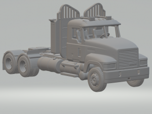 Pinnacle day cab 3D-printmodel