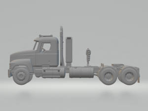 Pinnacle day cab 3D-printmodel