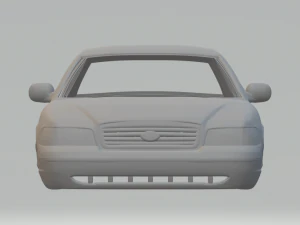 Ta&ccedil; victoria sedan 3D Baskı Modeli