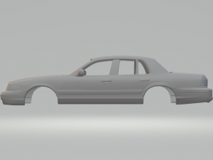 Crown victoria sedan 3D Принт Модель