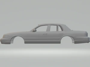 Ta&ccedil; victoria sedan 3D Baskı Modeli