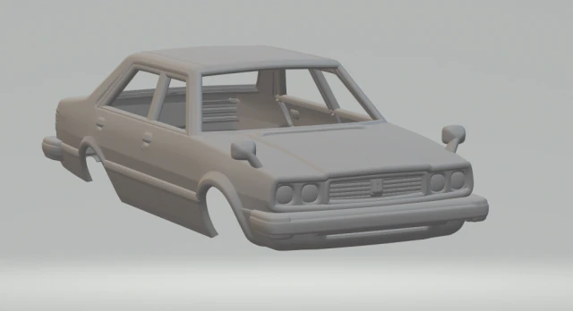 Honda accord mk1 3D Print Model .c4d .max .obj .3ds .fbx .stl .blend