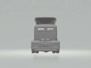 Mercedes 1519 truck 6x2 3D Print Model