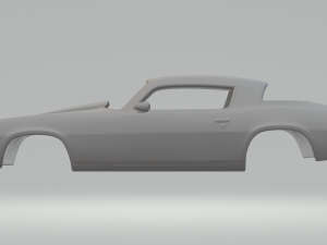 Chevrolet camaro mk2 1974 3D 프린트 모델