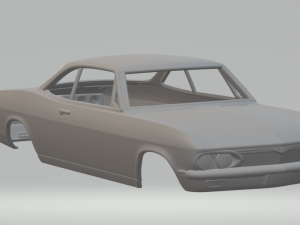 Chevrolet corvair coupe Modèles 3D en vedette