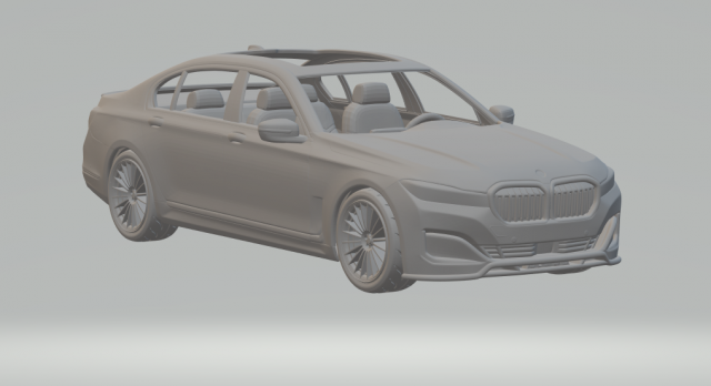 Alpina b7 2020 3D Print Model .c4d .max .obj .3ds .fbx .stl .blend 