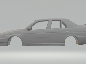 Alfa romeo 155 sedan 3D Druckmodell