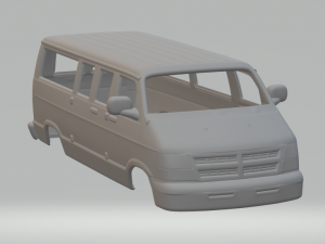 Dodge ram van 3D Print Model