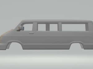 Dodge ram van 3D Print Model