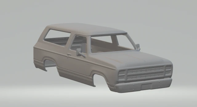 DODGE RAMCHARGER MK1 3D Print Model .c4d .max .obj .3ds .fbx .stl .blend