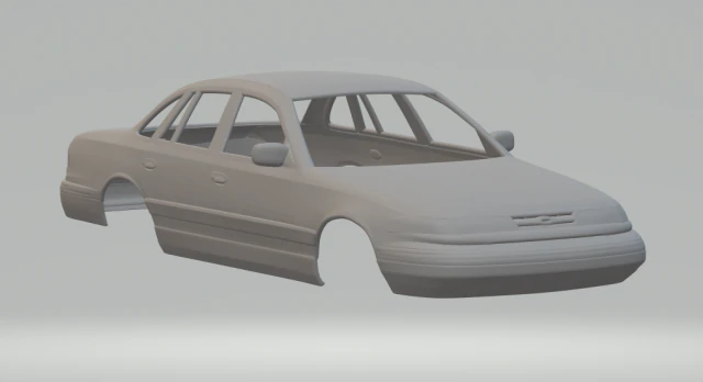 Crown victoria sedan 95 3D Print Model .c4d .max .obj .3ds .fbx .stl .blend