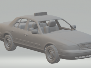 Crown victoria sedan 95 3D 프린트 모델