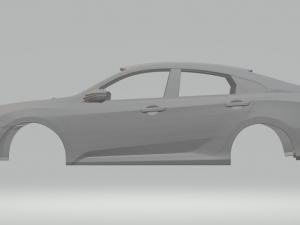Honda civic 3D प्रिंट मॉडल