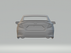 Honda civic 3D प्रिंट मॉडल