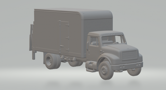 INTERNATIONAL 4900 BOX 2009 ASSEMBLY KIT 3D Принт Модель .c4d .max .obj .3ds .fbx .stl .blend 