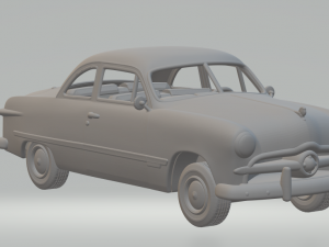 Coupe custom club 49 3D 프린트 모델