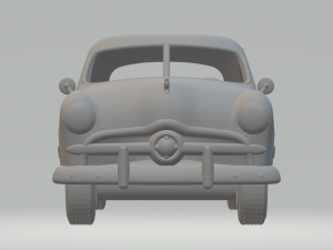 Coupe custom club 49 3D 프린트 모델