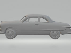 Coupe custom club 49 3D 프린트 모델