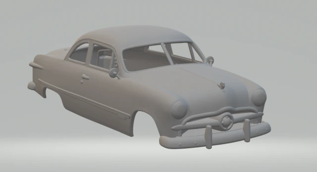 Coupe custom club 49 3D Print Model .c4d .max .obj .3ds .fbx .stl .blend
