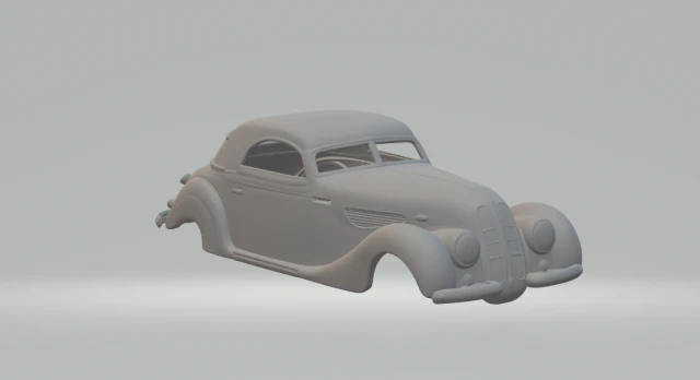 327 cabriolet 1937 3D Print Model .c4d .max .obj .3ds .fbx .stl .blend