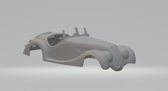 328 roadster 1936 3D Принт Модель .c4d .max .obj .3ds .fbx .stl .blend 