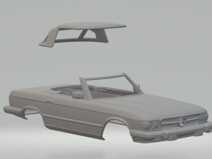 Mercedes-benz SL-class 1974 3D Print Model