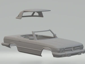 Mercedes-benz SL-class 1974 3D Print Model