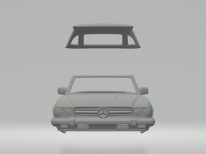 Mercedes-benz SL-class 1974 3D Print Model