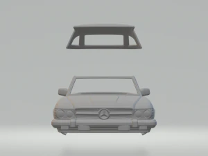 Mercedes-benz SL-class 1974 3D Print Model