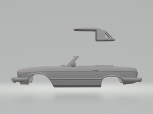 Mercedes-benz SL-class 1974 3D Print Model