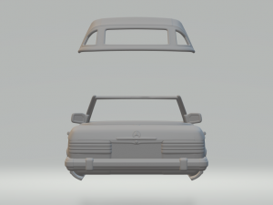 Mercedes-benz SL-class 1974 3D Print Model