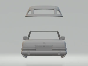 Mercedes-benz SL-class 1974 3D Print Model