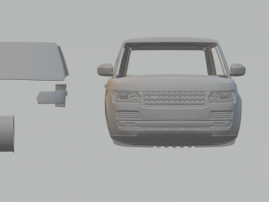 Land rover range rover 3D 프린트 모델