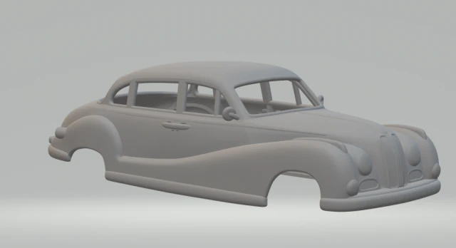 501 saloon 1952 3D Print Model .c4d .max .obj .3ds .fbx .stl .blend 